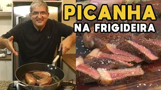 Como Fazer Picanha na Frigideira - Tv Churrasco