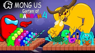 어몽어스 VS DOOM DOOM, PICKLES, TAMATAKI & CHAMATAKI | Garten of Banban Chapter 4 | AMONG US ANIMATION