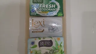 Белоснежный Сет/Rubis Deodorant/Lexi White Diamond/Rubis Aloe Vera/SOAP/АSMR/АСМР 🫧💦🧼