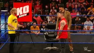 Kevin Owens & Happy Corbin's guests Logan Paul on "KO Show"(full segment),Smackdown 3 September 2021