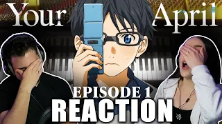 MUSICIAN reacts to Your Lie in April for the first time! Episode 1 REACTION!