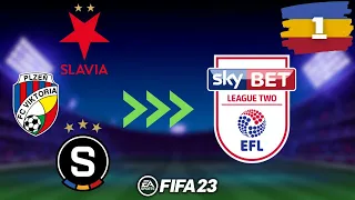 SLAVIA, PLZEŇ A SPARTA V ANGLICKÉ LIZE?! | FIFA 23 - Kariéra za Spartu | #1 | Nintendo Switch