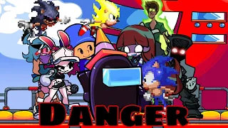 DANGER but every turn a different character sings it (Fnf danger Betadciu)