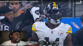 JuJuReacts To Pittsburgh Steelers vs. Las Vegas Raiders | 2023 Week 3 Game Highlights