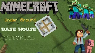 Minecraft: How to Build under ground base house (2021) Building Tutorial #minecraft