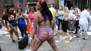 Booty Clapping at NYC 2015 Pride Parade