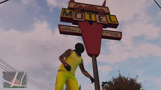 Grand Theft Auto V morse code from power pole
