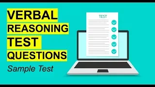 VERBAL REASONING TEST Questions & Answers! (Tips, Tricks and Questions!)