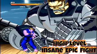 Ryu Vs Apocalypse - High Level Insane Epic Fight