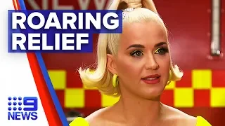 Katy Perry puts on free bushfire relief concert | Nine News Australia