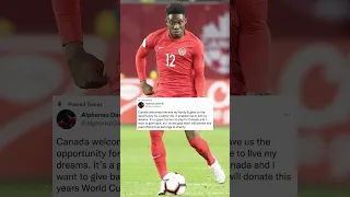 Why Alphonso Davies wins ON and OFF the pitch 😮‍💨🙏 #soccer #football