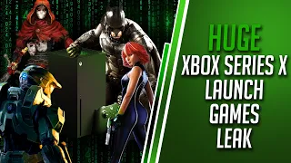 Massive Xbox Next Gen Leak | Xbox Series X Launch Games and New Xbox Game Studios - Real or Fake?