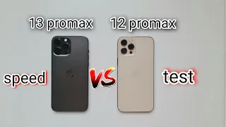 iphone 13 promax vs iphone 12 promax speed test comparison