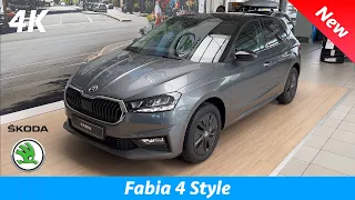 Škoda Fabia Style 2022 - FIRST Look in 4K | Exterior - Interior (details), Price