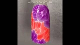 МК по быстрому дизайну ногтей в технике WATERWAY от @larisa_ilina80