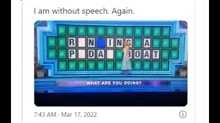 Wheel Of Fortune Renting A Pedal Boat Blooper