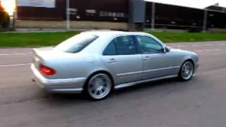 Supercharged E55 W210 after exhaust mod 500+ HP