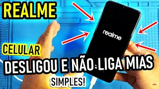 CELULAR REALME NÃO LIGA, DESLIGOU E NAO LIGA MAIS? TENTE ISSO ANTES DE LEVAR NO TECNICO!