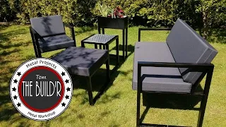 DIY Metal garden furniture. MIG MAG welding