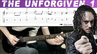 METALLICA - THE UNFORGIVEN 1 (Guitar cover with TAB | Lesson)