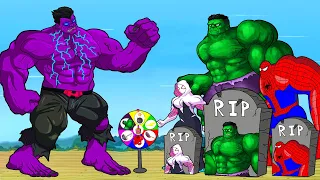 Evolution of SUPERHERO: SPIDER-VERSE, Giant SUPERMAN vs. VIOLET HULK MONSTER - Back from Dead SECRET