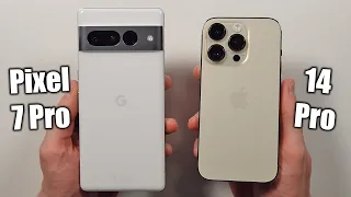 Google Pixel 7 Pro vs iPhone 14 Pro 🔥 Speed Test