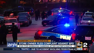 Store owner files complaint against BPD after Suiter investigation