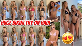 HUGE BIKINI TRY ON HAUL 😍 + GIVEAWAY