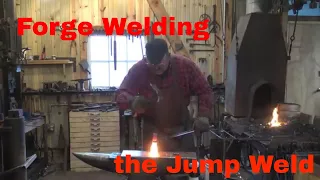 Forging a swage - forge welding with a jump weld