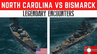 Ultimate Admiral Dreadnoughts - North Carolina vs Bismarck - Legendary Encounters