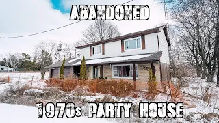 ABANDONED 1970's PARTY House (Mini Explore Ep.7)