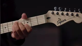 Ein interessantes Detail der Fender Squier Sonic Stratocaster