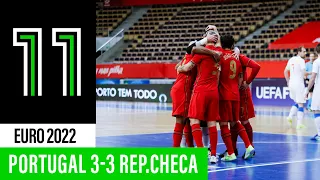 SN Futsal: Portugal 3-3 República Checa