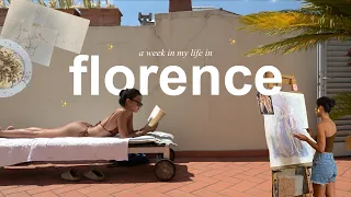 july in florence | art classes, friends visiting & eating goooood