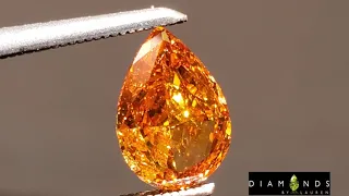 Vibrant Yellowish Orange Diamond R8661