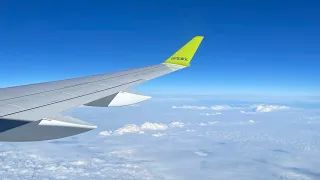 Perfect Landing & Taxi! AirBaltic Airbus A220-300 at Rhodes Airport [4K Video]