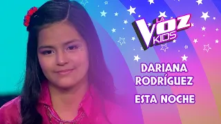 Dariana Rodríguez | Esta noche | Semifinal | Temporada 2022 | La Voz Kids
