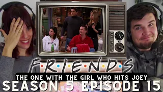 FIRST TIME WATCHING FRIENDS SEASON 5 EPISODE 15 ''The One with the Girl Who Hits Joey'