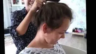Советы: как сделать объемный пучок из бублика для волос)