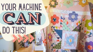 Machine Quilting on a Regular Sewing Machine. It CAN be done!
