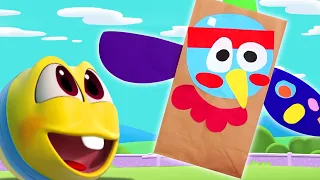 Make Kite with WonderBalls | Fun DIY for Kids | WonderBalls Playground | Cartoon Candy