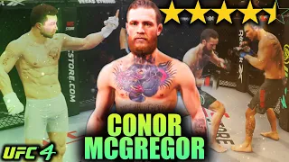 Conor McGregor Is A Striking Power House! Head Kick and Revenge Knockouts! UFC 4 Online Gameplay