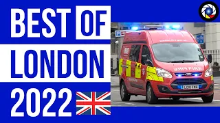 BEST OF LONDON 2022 🚨 Police Cars, Fire Engines & Ambulances responding 🇬🇧