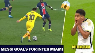Messi Goals For Inter Miami That SHOCKED The World #ronaldo #football