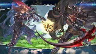 GBVS Rising Gameplay Debagame (Vaseraga) VS Welt (Siegfried)