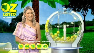 Oz Lotto Results Draw 1416 | Tuesday, 6 April 2021 | The Lott