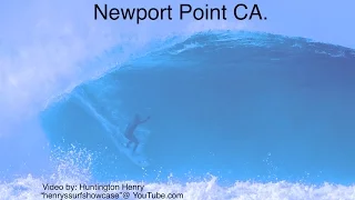 "Newport Point" CA. 10-18 feet epic!!!! - surfing