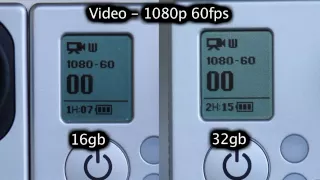 GoPro Hero3 Black - 16GB vs 32GB Video / Photo Memory - GoPro Tip #128 | MicBergsma