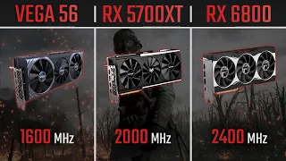 VEGA 56 vs RX 5700XT vs RX 6800 | 1080P, 1440P and 4K Benchmarks