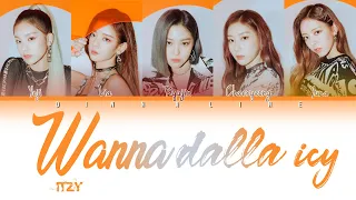 ITZY - WANNA DALLA ICY [MASHUP](Color Lyrics Eng/Rom/Han)